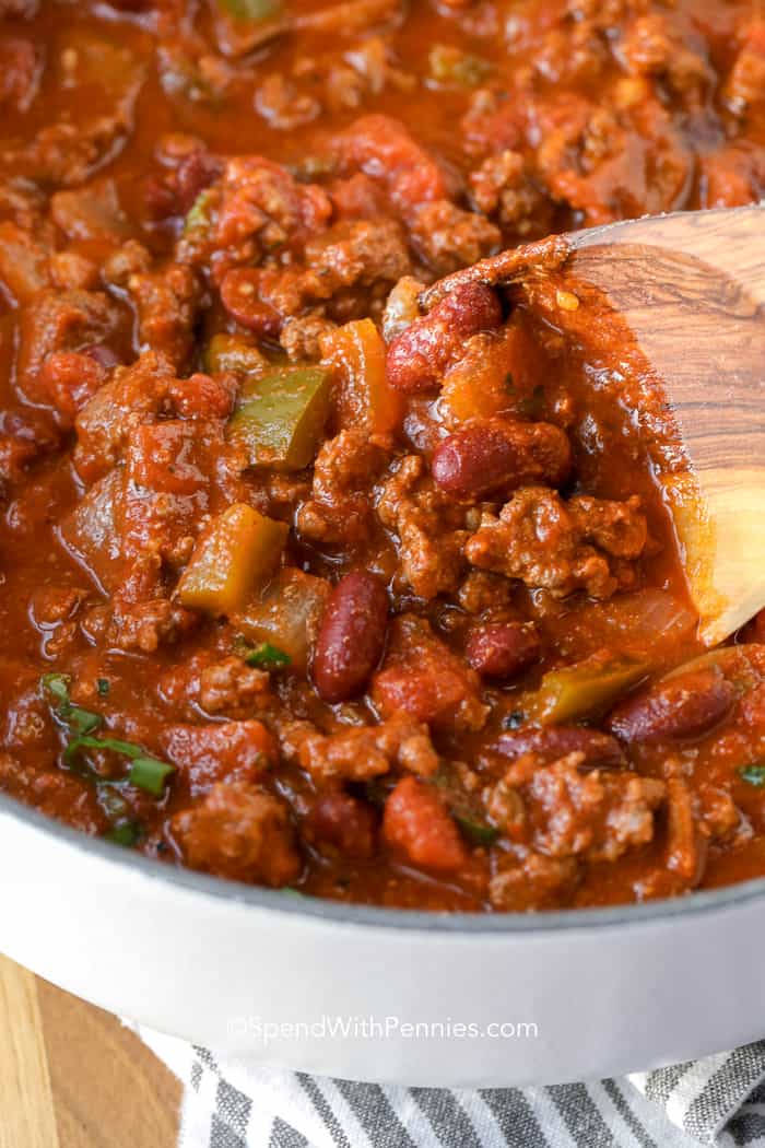 Chili with beer