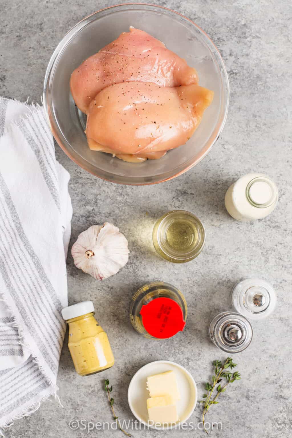 Chicken with Dijon sauce