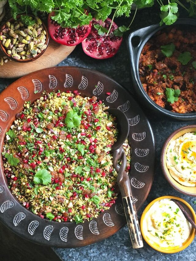 What to serve with jewelled couscous