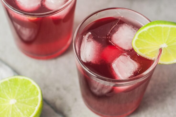 Apple Cider Vinegar and Cranberry Detox Drink