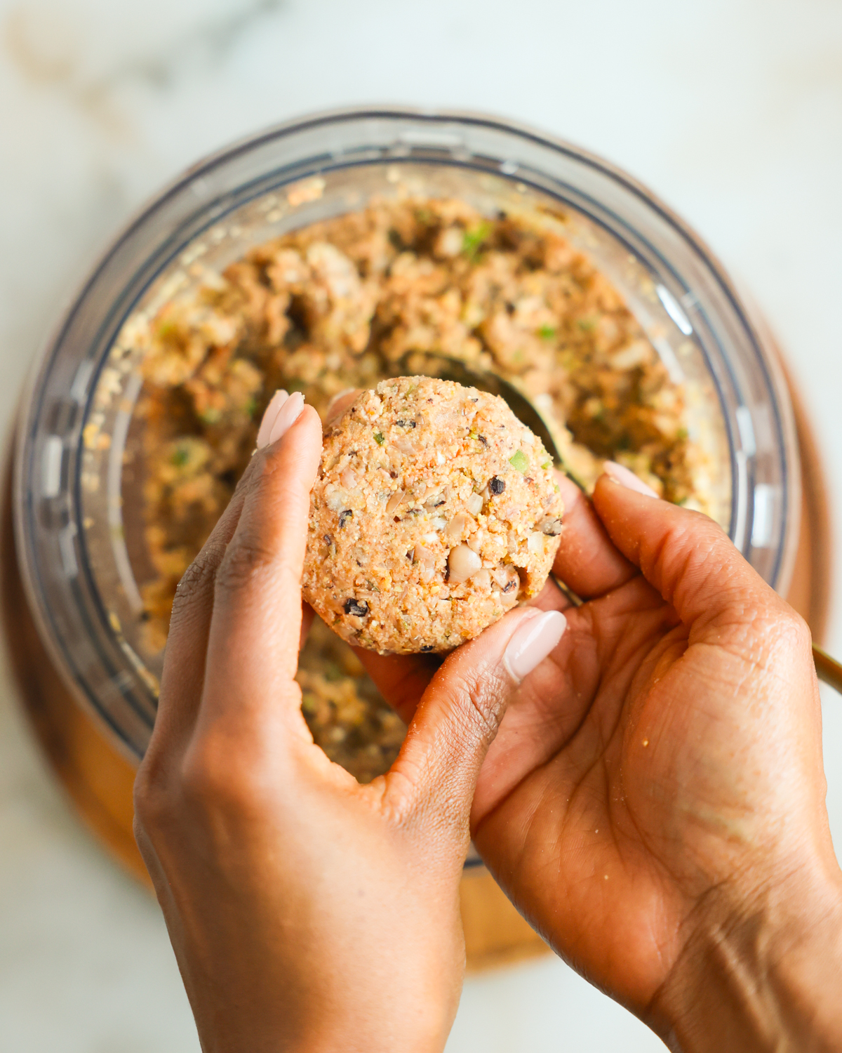 Shape Black Eyed Pea Cakes