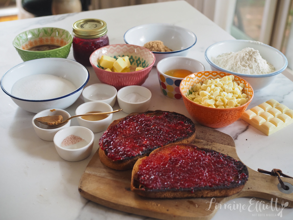 Ingredients For Jam Toast Cookies